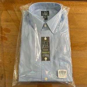 Jos A Bank Travelers tailored fit light blue